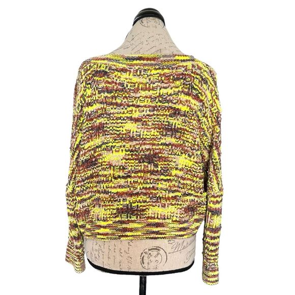 Silence Noise Womens Sweater Size Small Slouchy Chenille Crop Comfy Soft Boxy - Picture 3 of 12